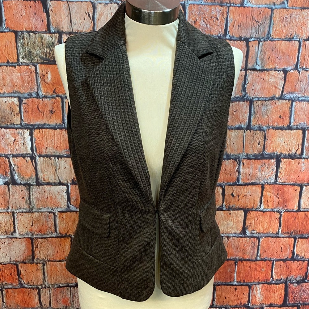 Coldwater Creek Herringbone Vest